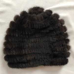 Real Mink Fur Hat